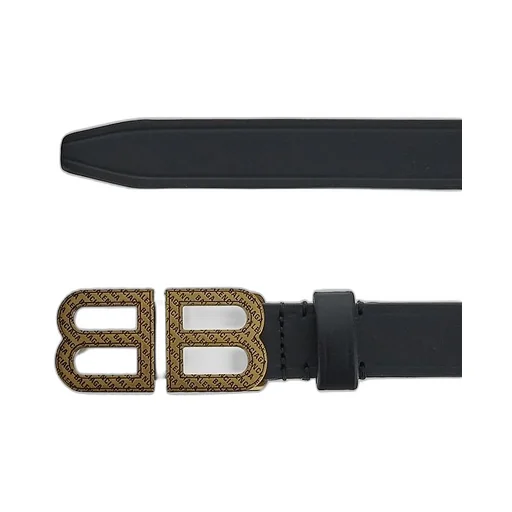 Bb Logo Leather Belt