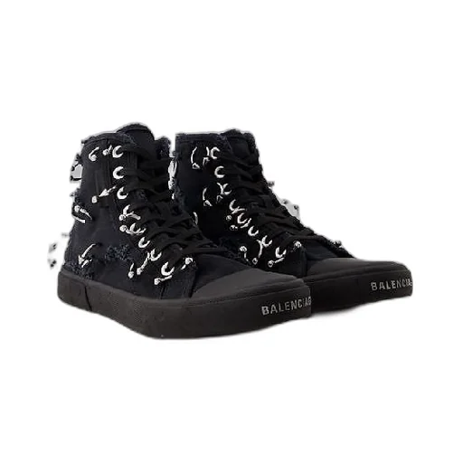 Destroyed Canvas Paris Sneakers