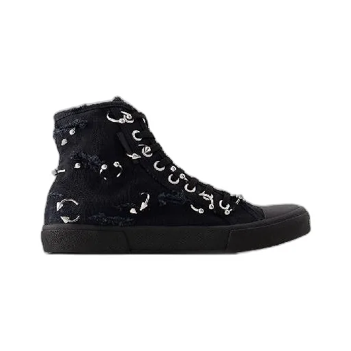 Destroyed Canvas Paris Sneakers