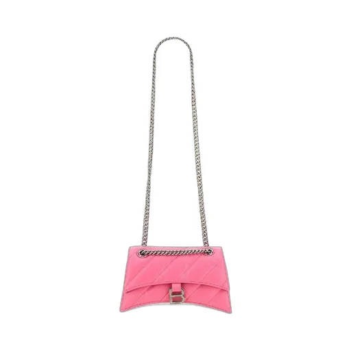 Quilted Leather Small Crush Chain Bag
