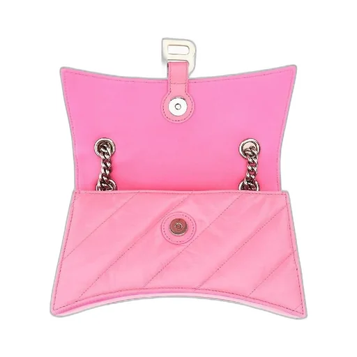 Quilted Leather Small Crush Chain Bag