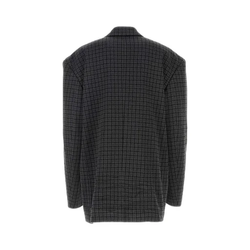 Houndstooth Check Single Jacket