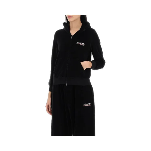 Political Wave Logo Hoodie Zip-Up