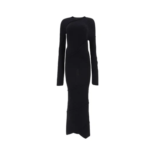 Spiral Viscose Long Dress