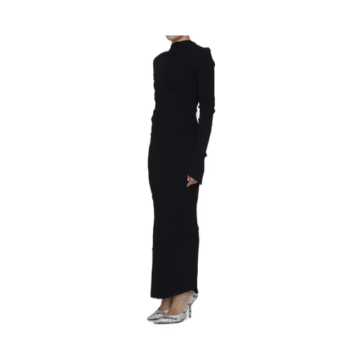 Spiral Viscose Long Dress