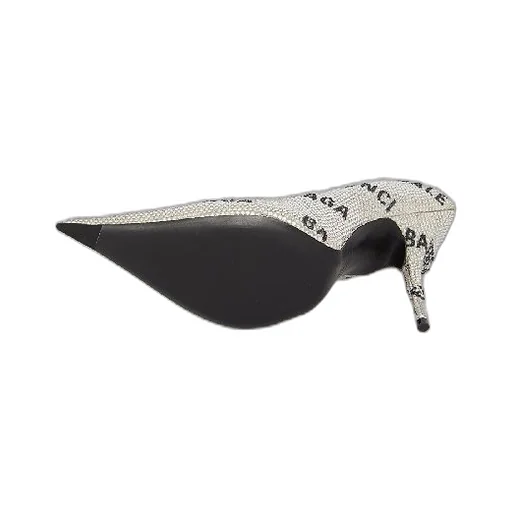 Knife Logo Glass Pumps