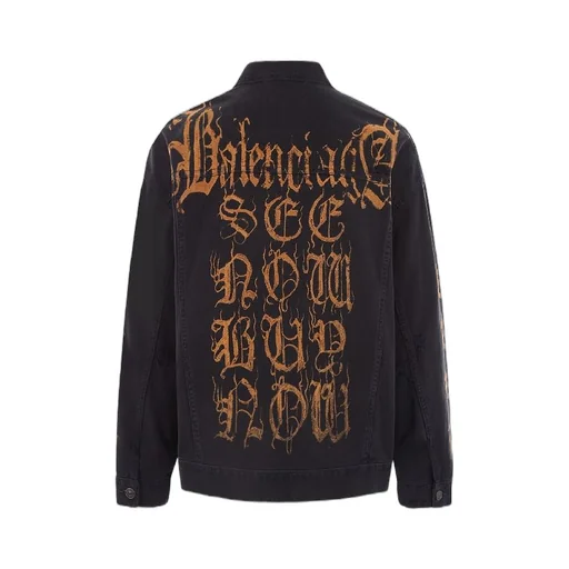 Logo Printing Denim Trucker Jacket