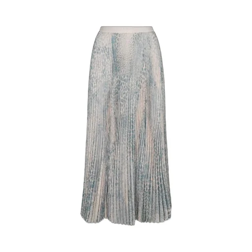 Animal Printing Pleated Skirt