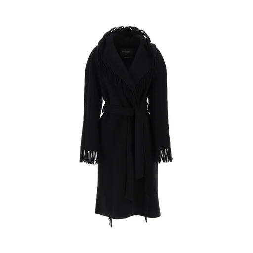 Fringe Hooded Coat