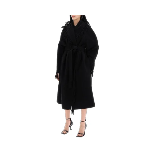 Fringe Hooded Coat