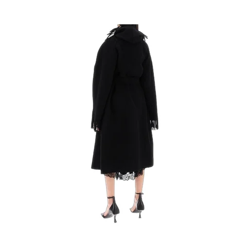 Fringe Hooded Coat