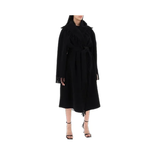 Fringe Hooded Coat