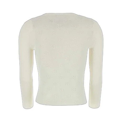 Allover Logo Crop Knit