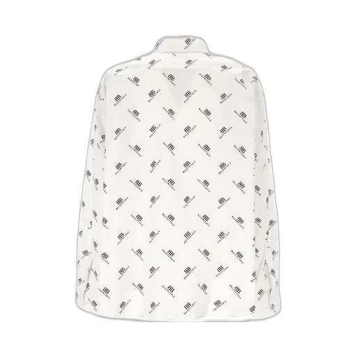 Allover Logo Printing Cotton Shirt