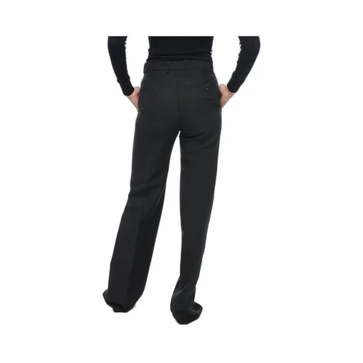 Straight Wool Mohair Pants