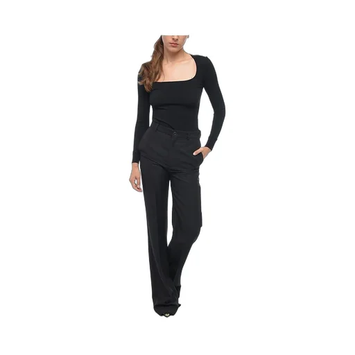Straight Wool Mohair Pants