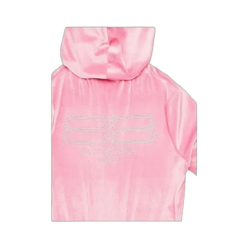 Bb Paris Strass Hooded Zip-Up