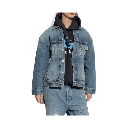 Vintage Effect Denim Jacket
