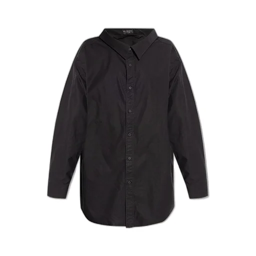Off-Shoulder Cotton Shirt