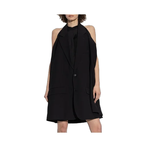 Halter Neck Tailored Jacket Dress