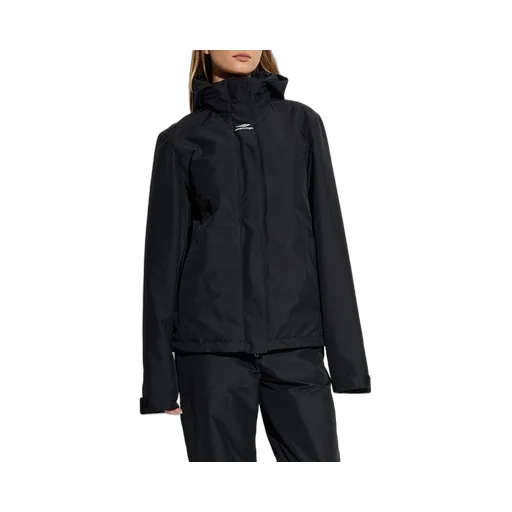 3B Logo Embroidered Hooded Ski Jacket