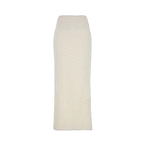 Tweed Back Slit Skirt