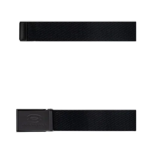 Logo Buckle Fabric Belt