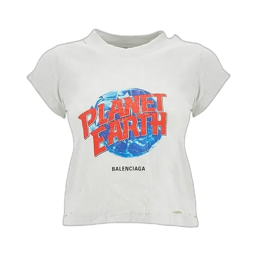 Graphic Logo Printing Crop Short Sleeve T-Shirt