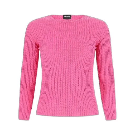 Fitted Wool Micro Cable Knit
