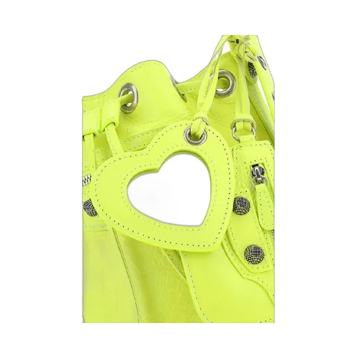 Le Cagole Xs Leather Bucket Bag