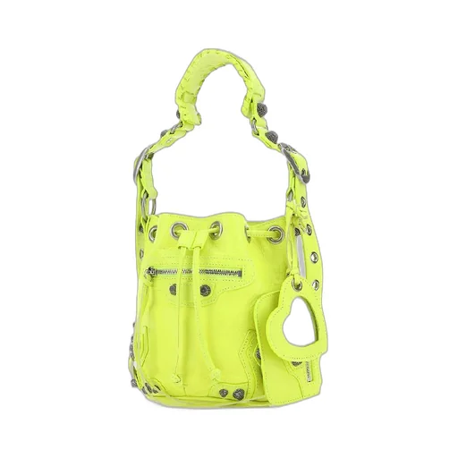Le Cagole Xs Leather Bucket Bag