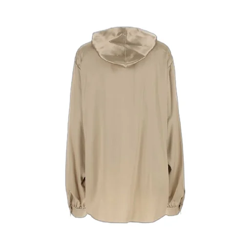 Scarf Panel Drape Shirt