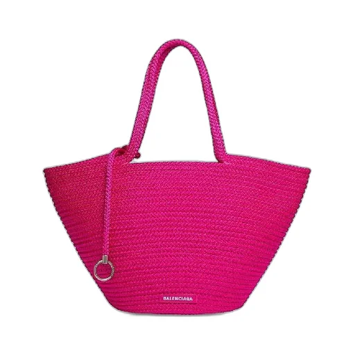Lbiza Logo Patch Bucket Bag Large