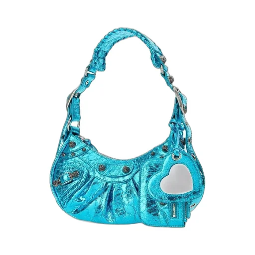 Metalize Lambskin Le Cagole Bag Xs