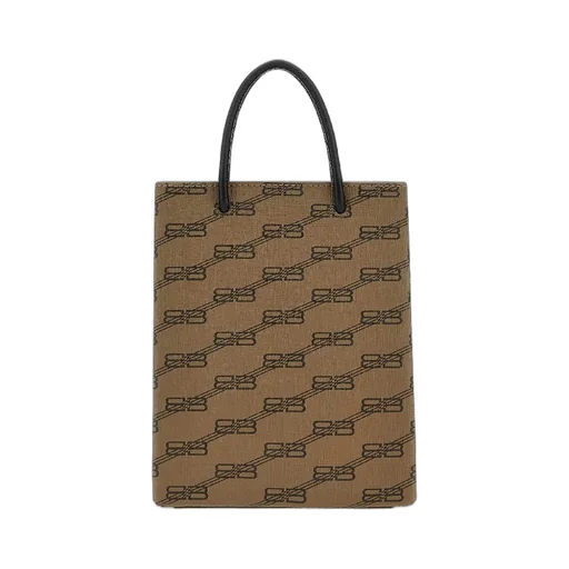Coated Canvas Bb Monogram Shopper Bag