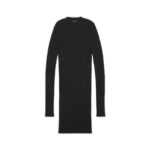 Back Logo Patch Seamless Bodycon Dress