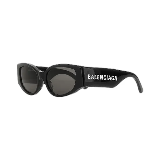 Logo Temple Geometric Sunglasses