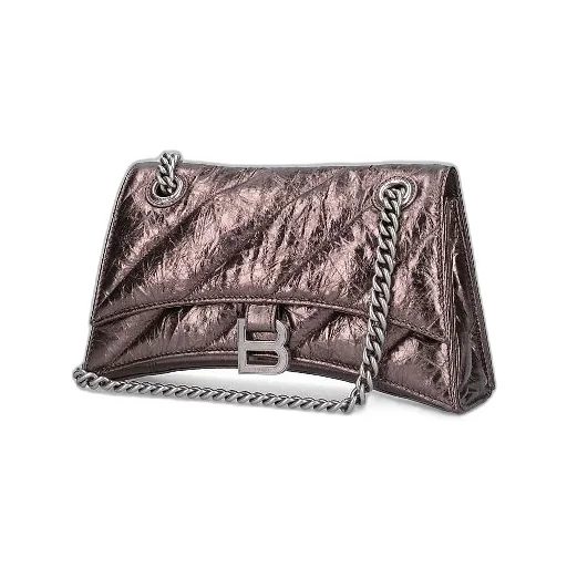 Crush Crush Metallized Leather Small Chain Bag