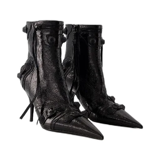 Cagole Leather Ankle Boots