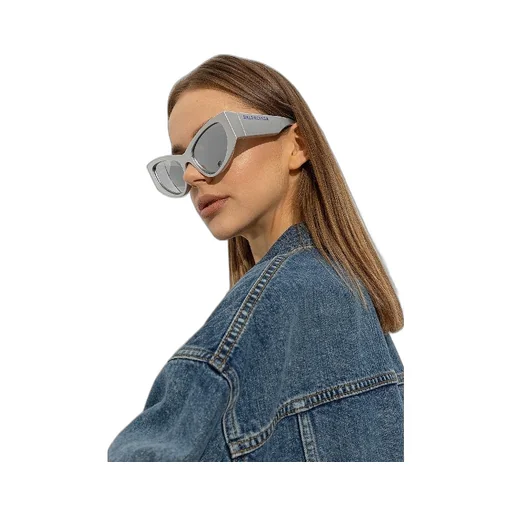 Temple Logo Cat Eye Sunglasses