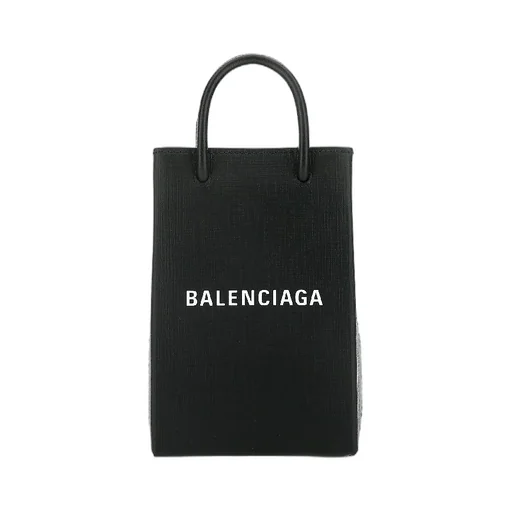 Textured Calfskin Mini Phone Holder Bag