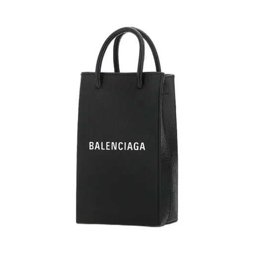 Textured Calfskin Mini Phone Holder Bag