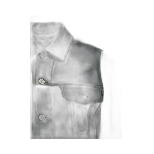 Drop Shoulder Leather Jacket