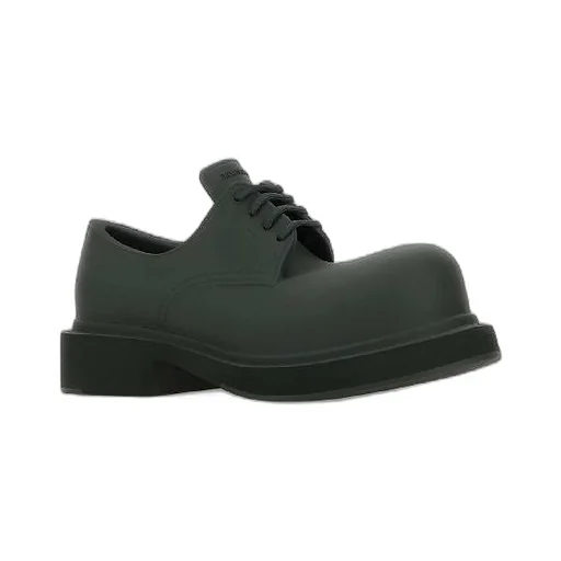 Steroid Logo Tongue Derby Shoes