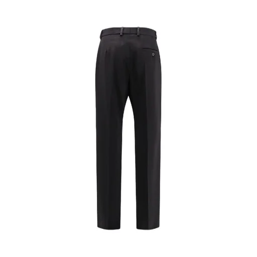 Straight Wool Pants