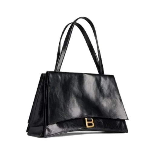 Crush Logo Leather Tote Bag