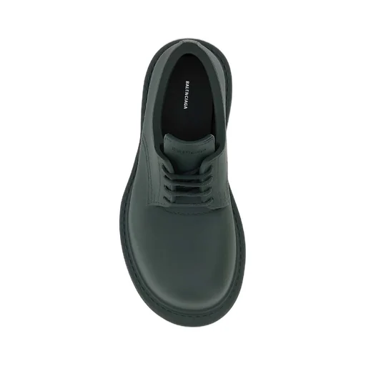Steroid Logo Tongue Derby Shoes