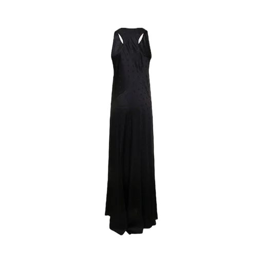 Allover Logo Viscose Long Dress