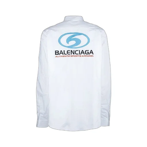 Logo Embroidered Cotton Shirt