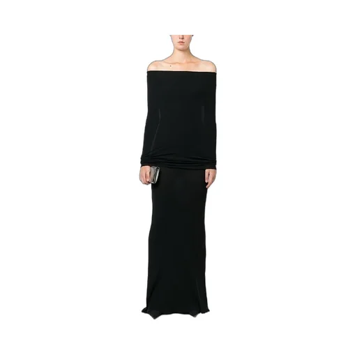 Off-Shoulder Layered Long Dress